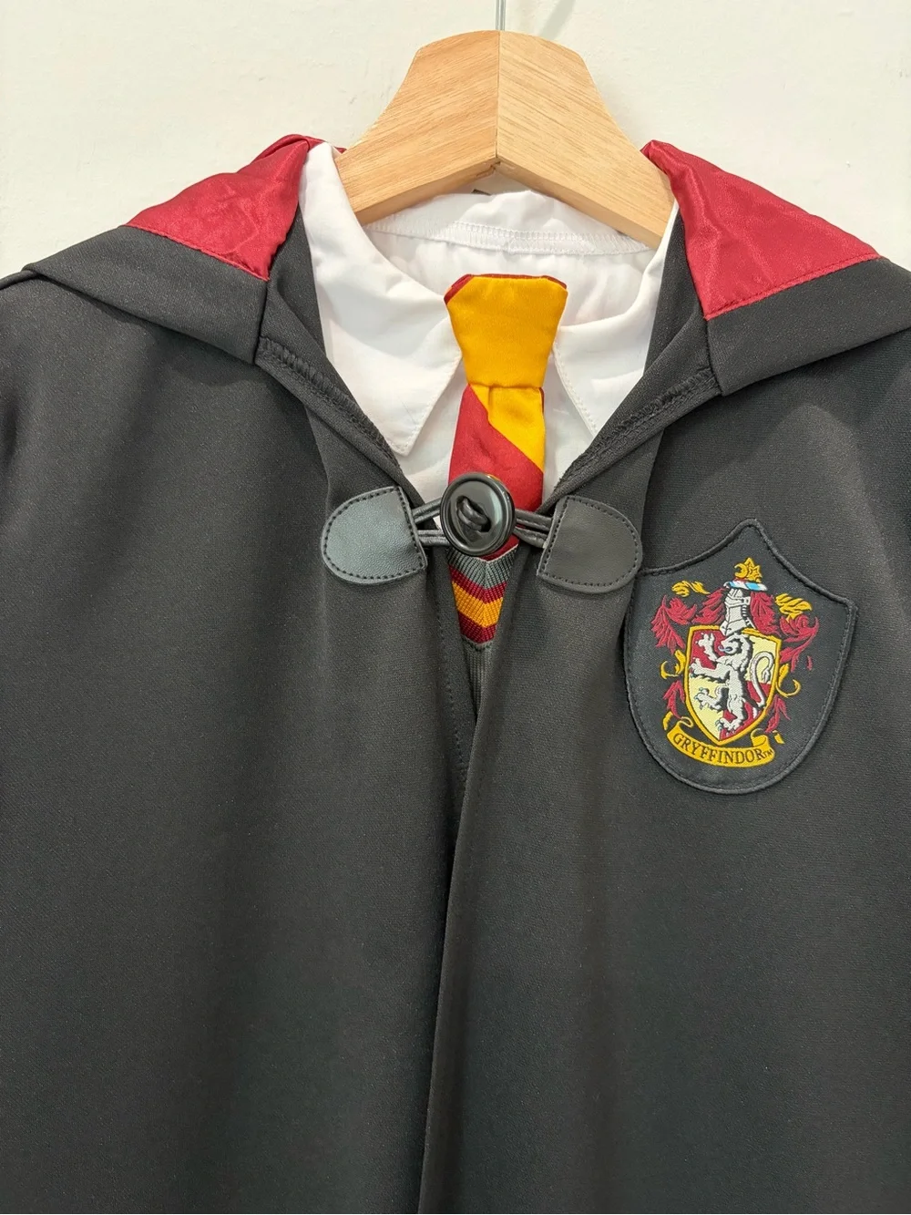 Harry Potter Black Kids Long Wizard Robe Jacket with Crest